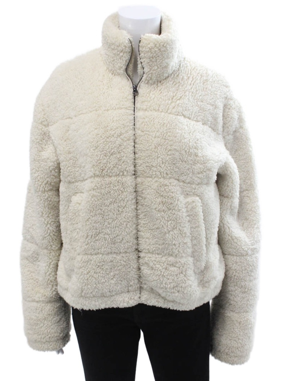 NWT Bella Dahl Faux Fur Puffer Jacket